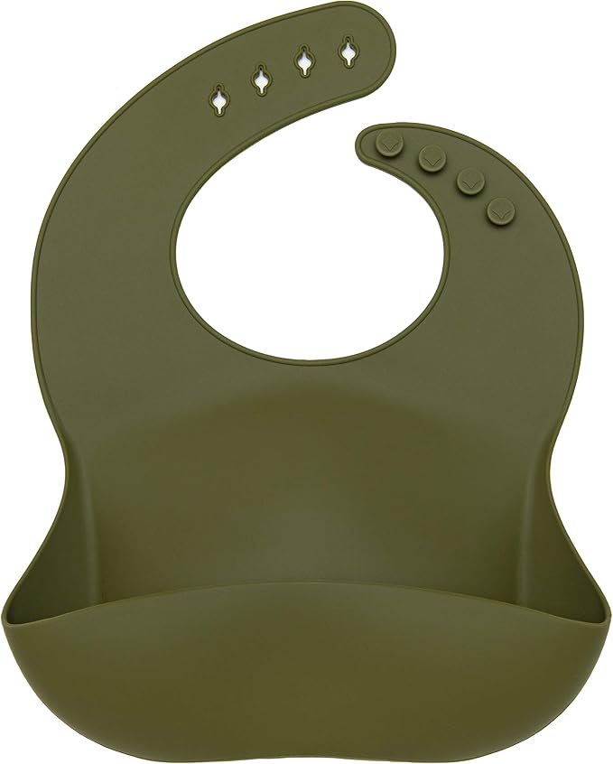 Loulou Lollipop Soft, Waterproof Silicone Feeding Bib by LoulouLollipop