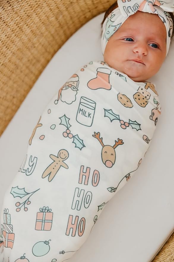 Copper Pearl Large Premium Knit Baby Swaddle Receiving Blanket Cindy - Image 5