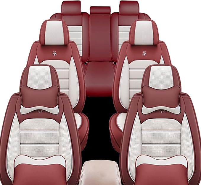 JOJ Car Seat Cover Fit for Toyota Highlander 2001-2025, 7 Seat Car Seat Cover - Image 2