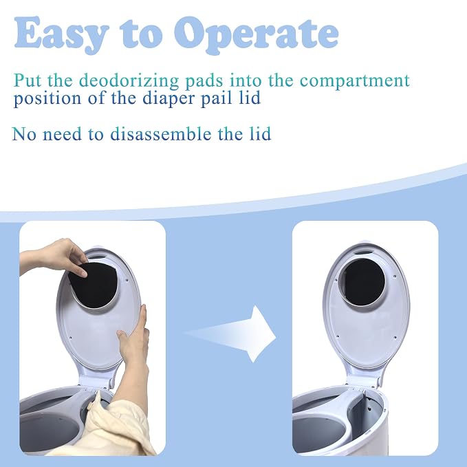 NewKe 10 Pack Baby Diaper Pail Deodorizer Refills Compatible - Image 6
