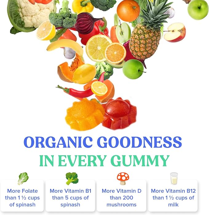 FIRST DAY Kids Multivitamin Gummies Age 4+, Strawberry & Orange - Image 7
