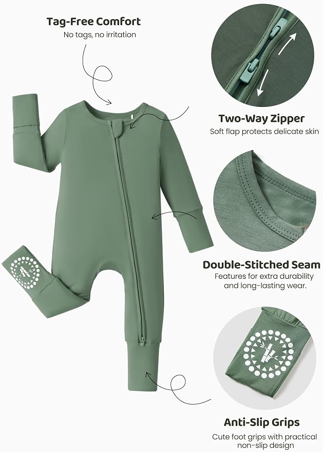 PATPAT Baby Footies Boys Girls - Image 6