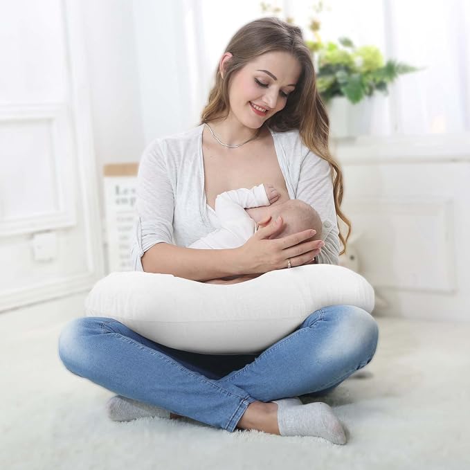 LAT Waterproof Nursing Pillow for Breastfeeding, Waterproof Removable Cover - Image 8
