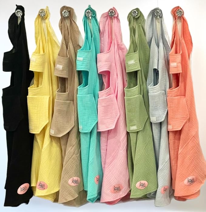 Muslin Nursing Cover for Baby Breastfeeding –with Peekaboo Window -100% - Image 6