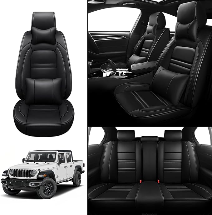 Car Seat Covers for JP Gladiator 2020-2025 | 5-Seats Seat Covers, Waterproof - Image 2