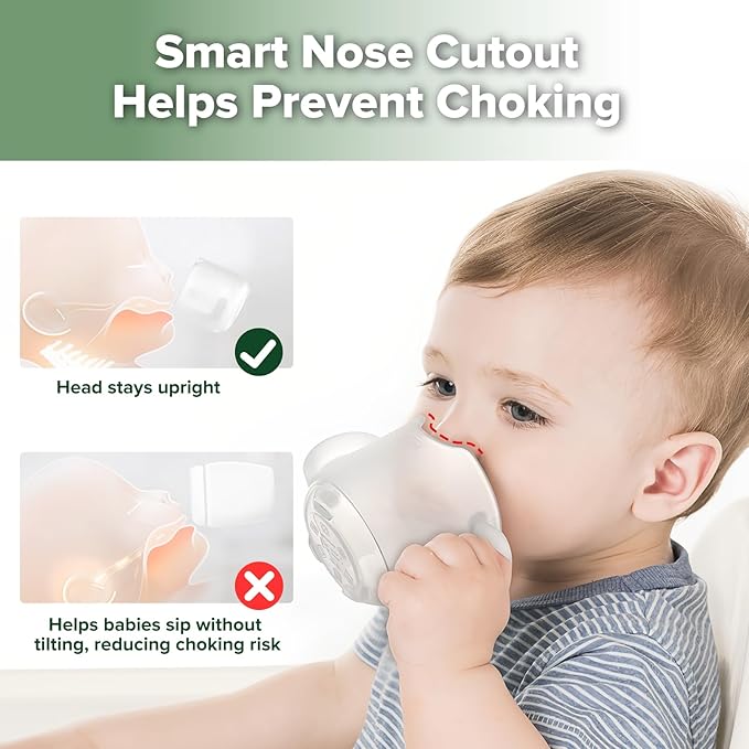 haakaa Silicone Toddler Cups, BPA Free Drop-proof Training Cups - Image 3
