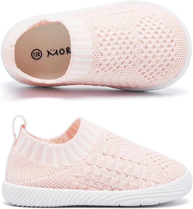 MORENDL Baby Toddler Walking Socks Non-Slip Breathable Unisex Casual Sneakers - Image 4