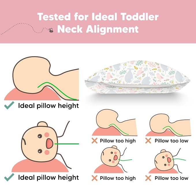 Toddler Pillow with Pillowcase - Image 6