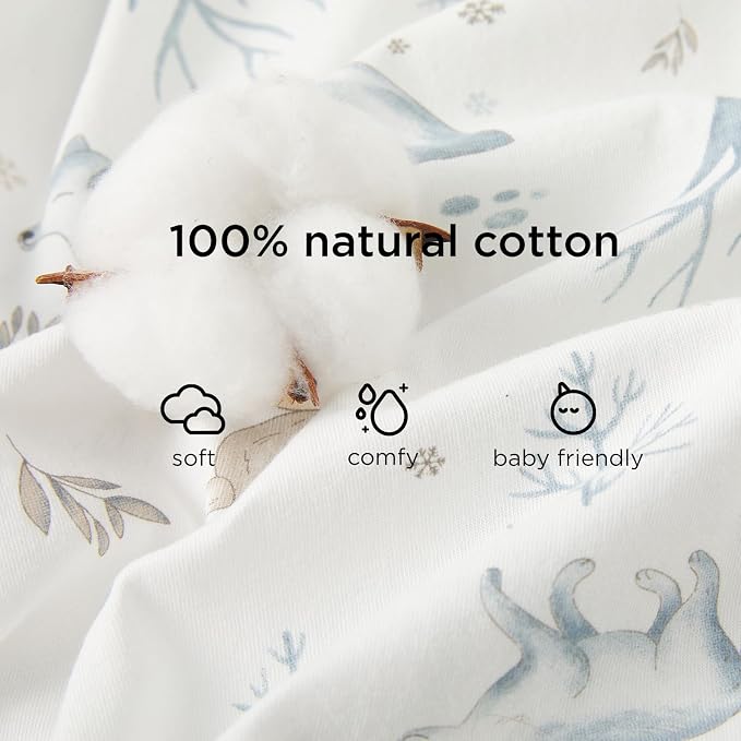 Duomiaomiao 2 Pack 0.5 TOG Toddler Sleep Sack 24-36 Months 100% Cotton - Image 5