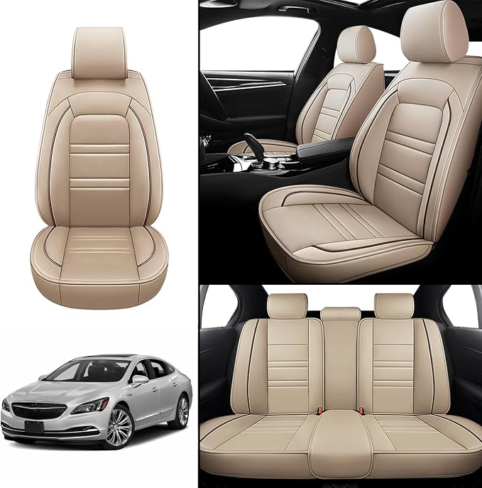 Seat Covers for Buick Lacrosse 2005-2019 | 5-Seats Leather Seat Covers - Image 2