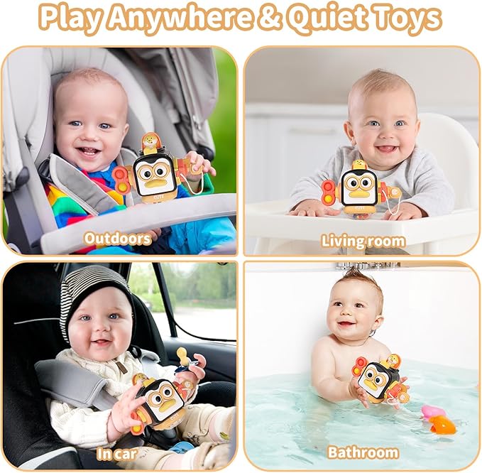 Montessori Toys for 1 Year Old, Sensory Toys for Toddlers 1-3, Baby Travel - Image 4