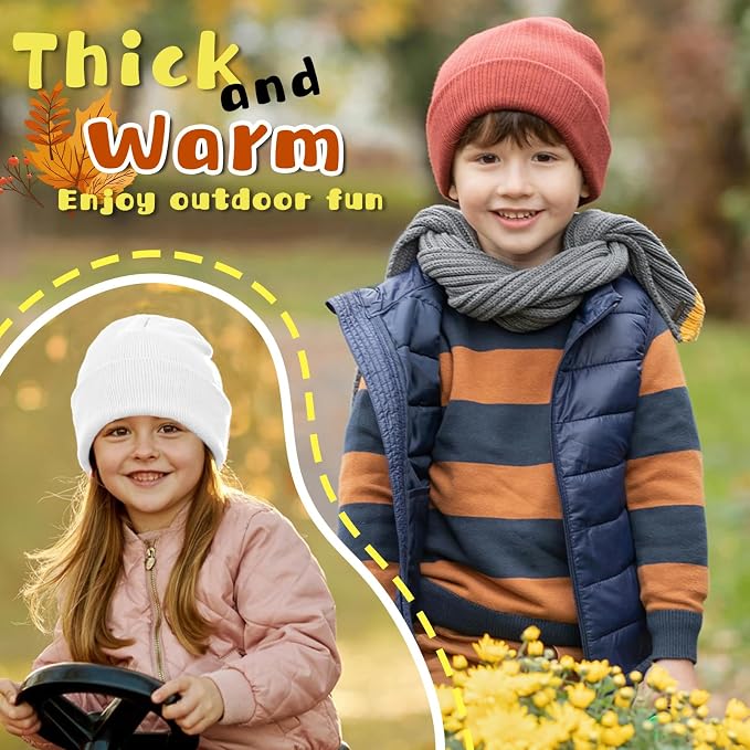 ZOORON Toddler Beanie Baby Boys Girls Beanies Kids Winter Hats Children Knit - Image 6