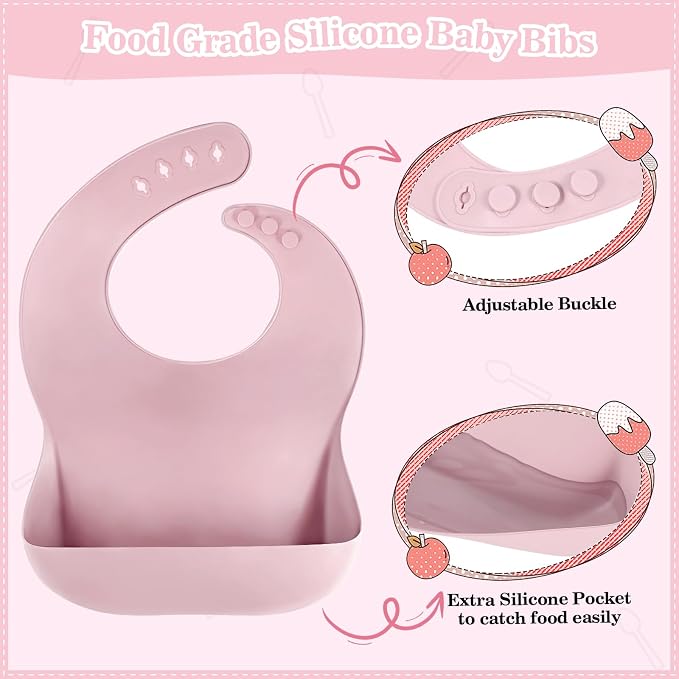 Silicone Baby Feeding Set 10 Pcs Baby Led Weaning Supplies Suction Bowl Divided - Image 6