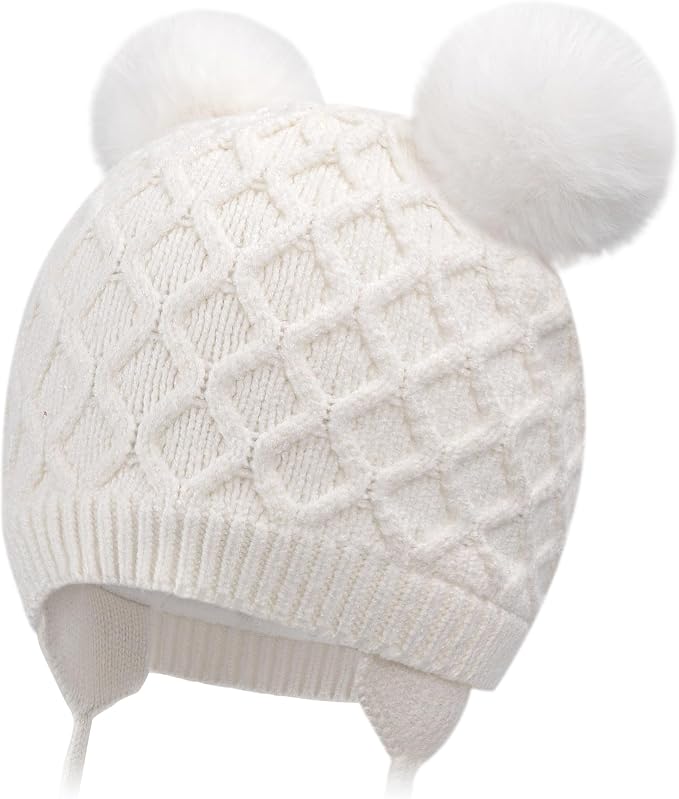 Labeol Baby Hats, Soft Warm Winter Knit Baby Beanie Hat by Labeol