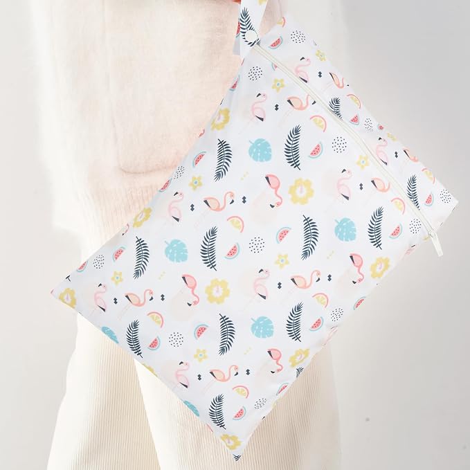 HappyFlute 9 Sets Newborn Baby Cloth Pocket Diapers Adjustable Reusable - Image 6