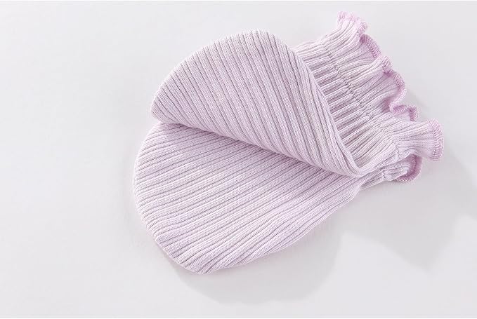 5 Pairs Baby Not Scratch Mittens 0-6 Months New Born Boy Girl Gloves Cute - Image 3