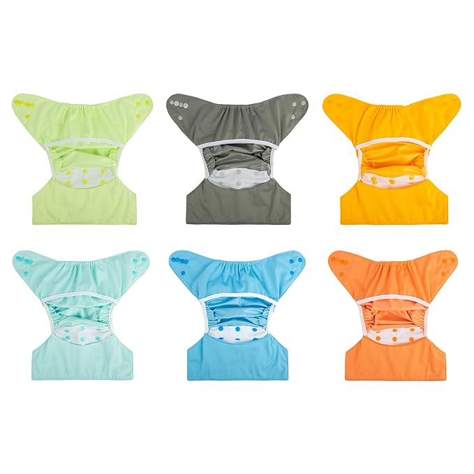 Babygoal Cloth Diaper Covers 6 Pack - Image 3
