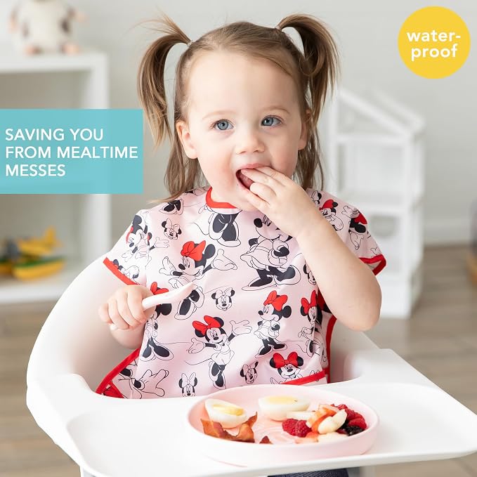Bumkins Bibs - Toddler Bibs, Waterproof, Large - Image 2