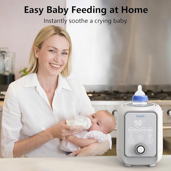 Swirlable Baby Bottle Warmer 3 Mins Fast Bottle Warmer 9 in 1 Bottle Warmer - Image 3