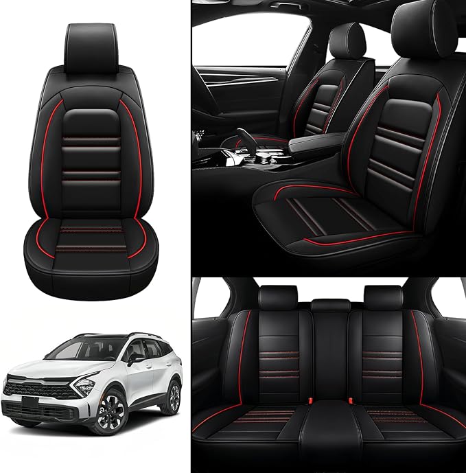 Seat Covers for kia sportage 2005-2025 | 5-Seats Leather Seat Covers - Image 2