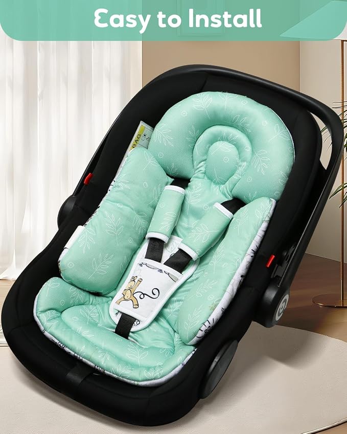 Infant Car Seat Insert, Enlarged Head Support - Image 5