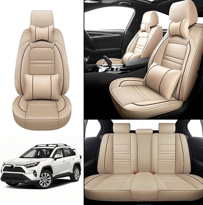 Car Seat Covers for Toyota rav4 2000-2025 | 5-Seats Seat Covers, Waterproof - Image 2