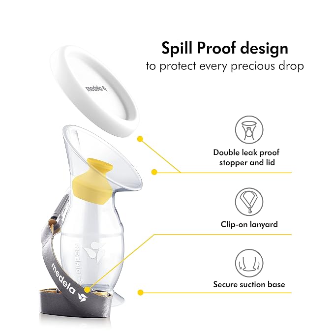 Medela Silicone Breast Milk Collector, Milk Saver - Image 3