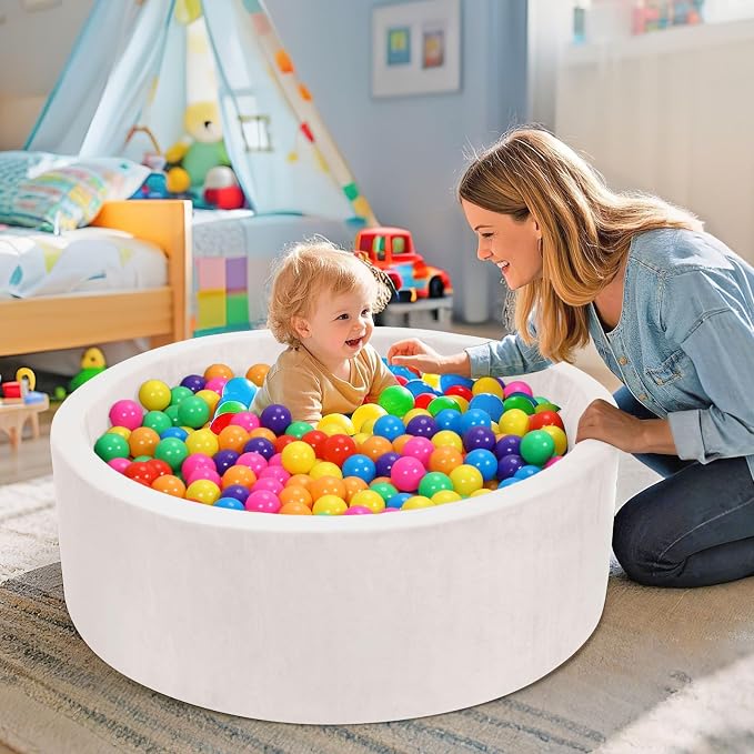 Foam Baby Ball Pit, 35.4"x 11.8" Ball Pits - Image 7