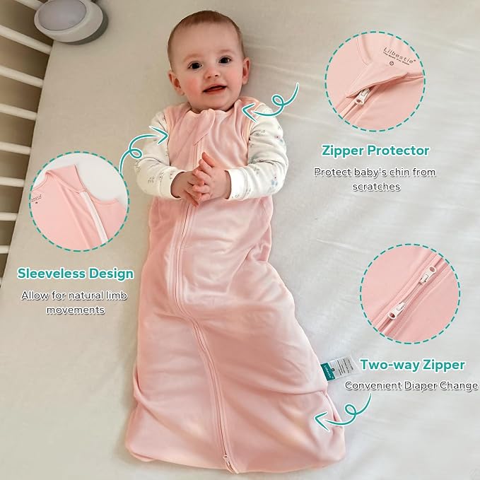 Rayon Made from Bamboo Sleep Sack, 0.5 TOG Wearable Blanket Baby, Lightweight - Image 2