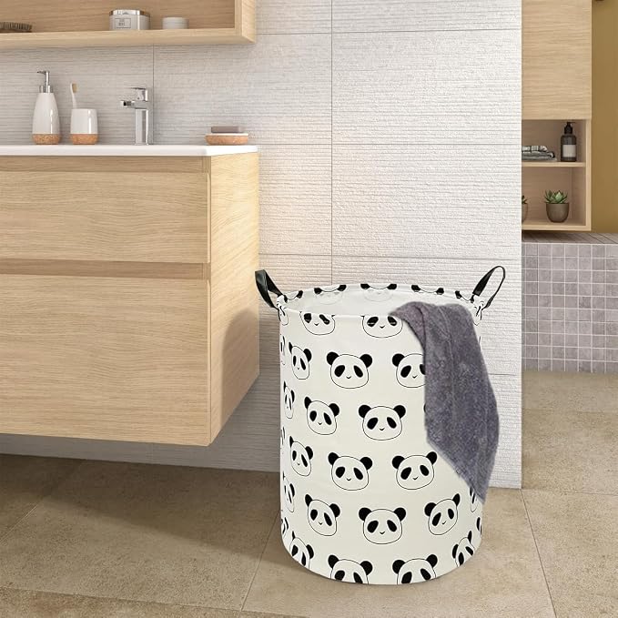 Round Laundry Hamper Storage Basket Laundry Organizer Hamper Storage Bins - Image 5