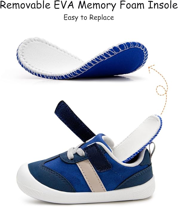 Baby Shoes Boys Girls Barefoot Wide Toe Box Zero Drop First Walkers PU Leather - Image 4