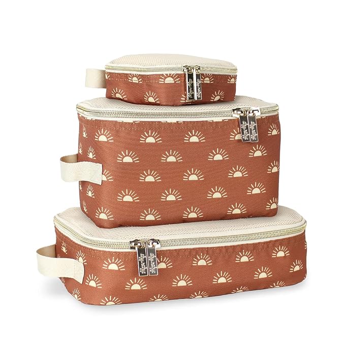 Itzy Ritzy Packing Cubes for Travel – Set of 3 Packing Cubes or Travel by ItzyRitzy