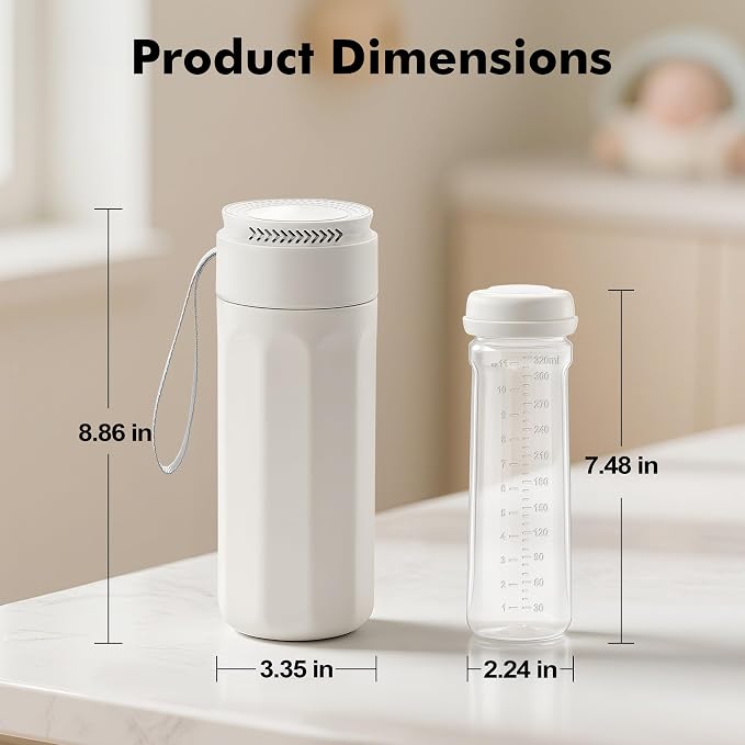 Portable Breast Milk Cooler - 11oz Breast Milk Cooler Bottle - Image 7
