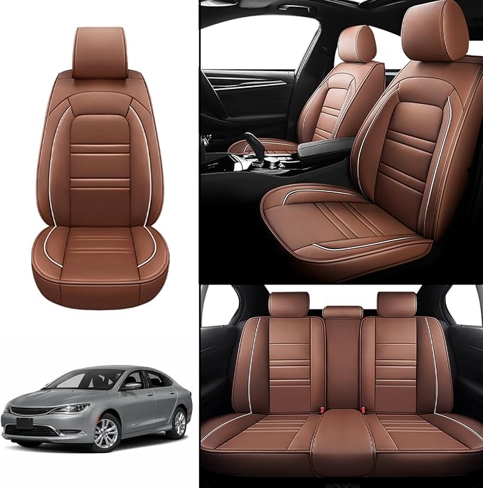 Seat Covers for Chrysler Car 200 2011-2017 | 5-Seats Leather Seat Covers - Image 2