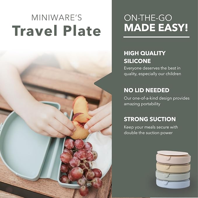 Miniware Baby Travel Plate - Image 2