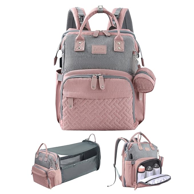 JOLLITO Baby Diaper Bag Backpack by JOLLITO