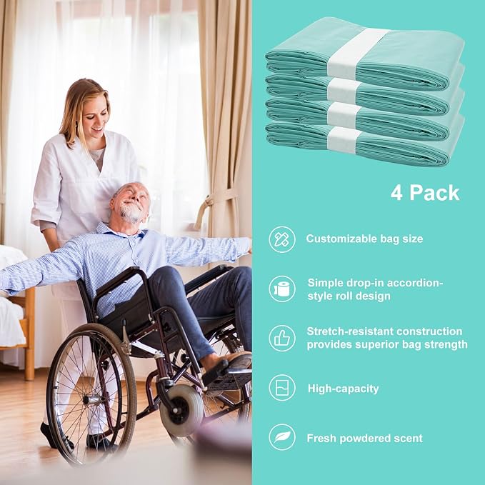 Diaper Pail Liner Refills Bags Compatible - Image 4
