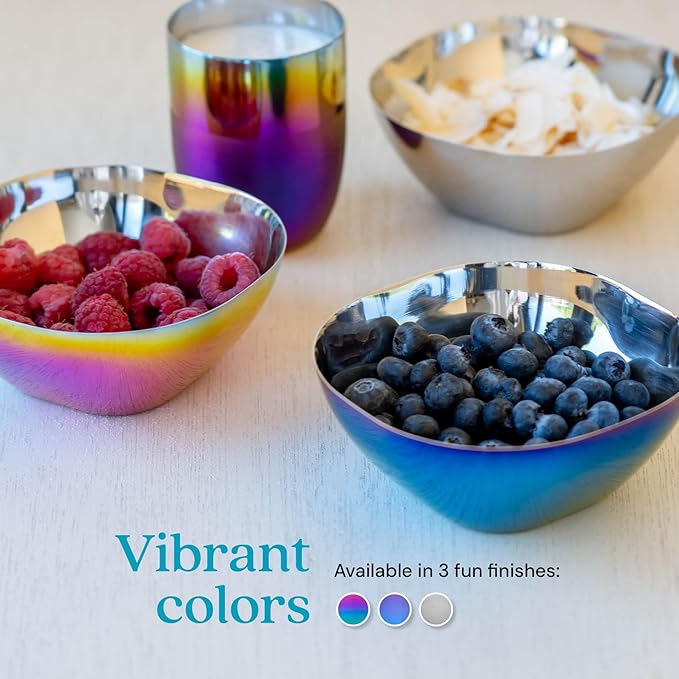 Ahimsa Stainless Steel Bowls for Kids | Non Toxic, Pediatrician Designed - Image 6
