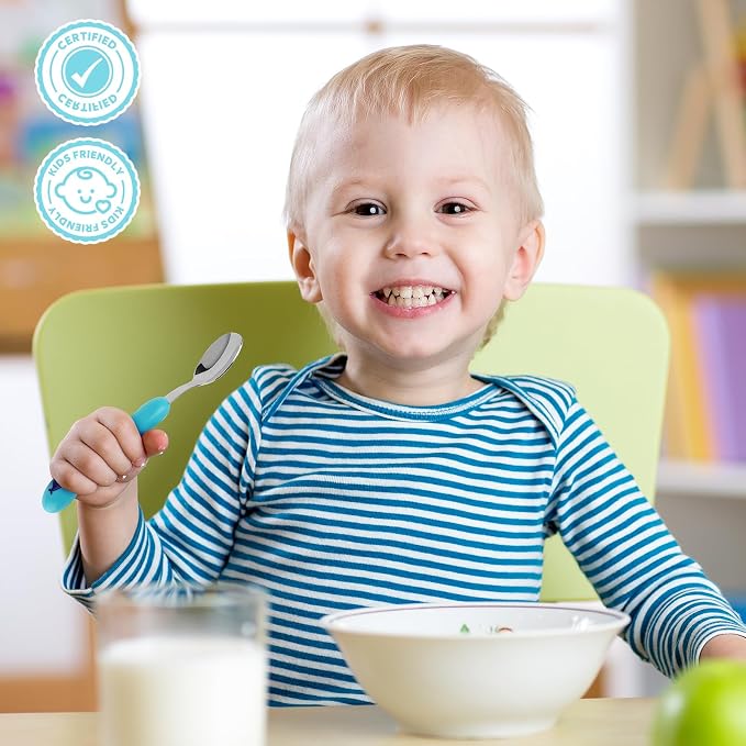 Lehoo Castle 6 Pieces Toddler Utensils, Kids Silverware - Image 7