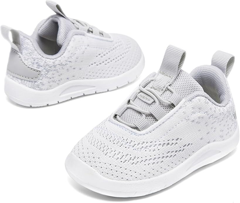 MORENDL Toddler Slip On Sneakers Baby Walking Shoes Non-Slip Breathable Unisex - Image 3