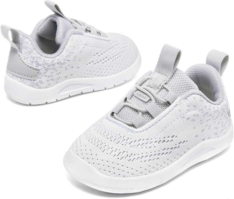 MORENDL Toddler Slip On Sneakers Baby Walking Shoes Non-Slip Breathable Unisex - Image 3
