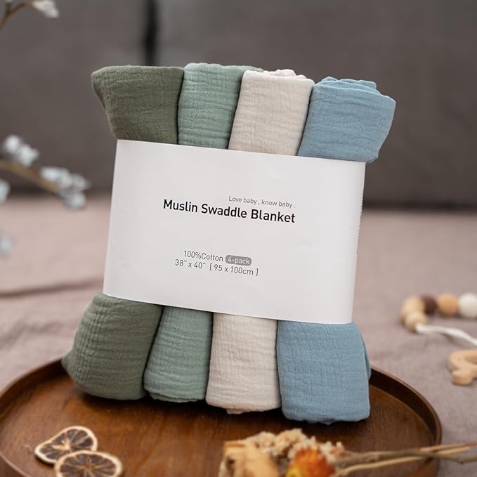 GLLQUEN BABY Muslin Swaddle Blankets - Image 6