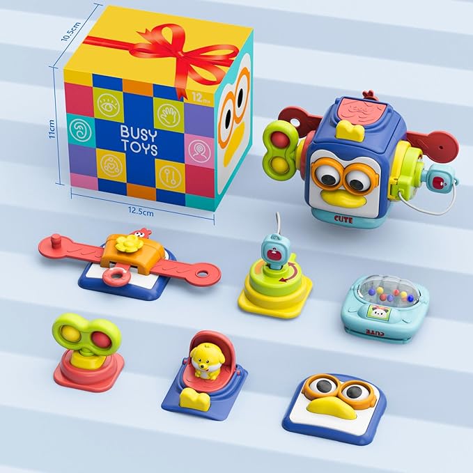 Montessori Toys for 1 Year Old, Sensory Toys for Toddlers 1-3, Baby Travel - Image 6