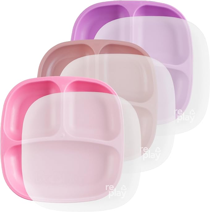 Re-Play Toddler Plates with Dividers by Re-Play