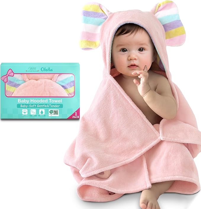 VOOVA & MOVAS Thick Baby Hooded Bath Towel by VOOVAMOVAS