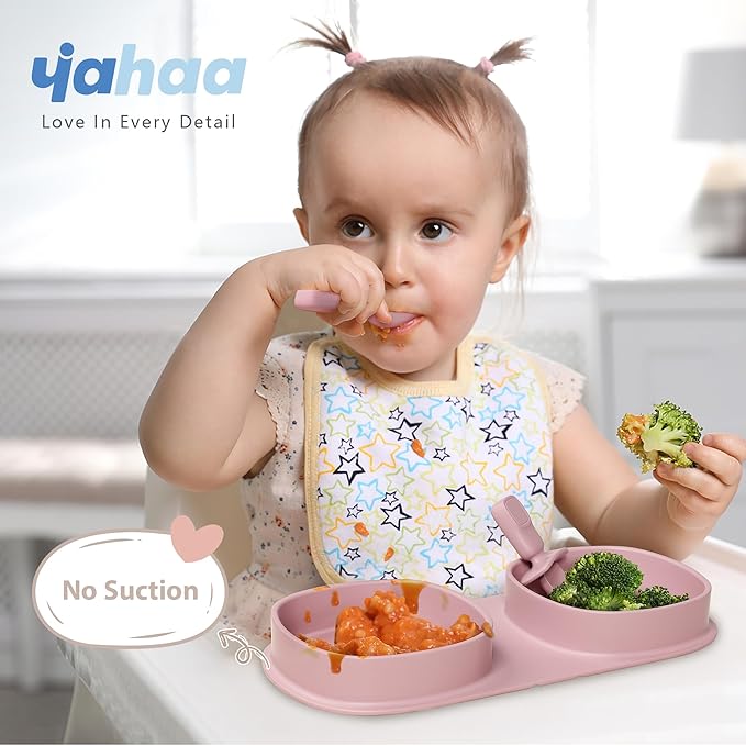 Silicone Foldable Novelty Dinner Plates, Baby Plates Travel Essential - Image 2