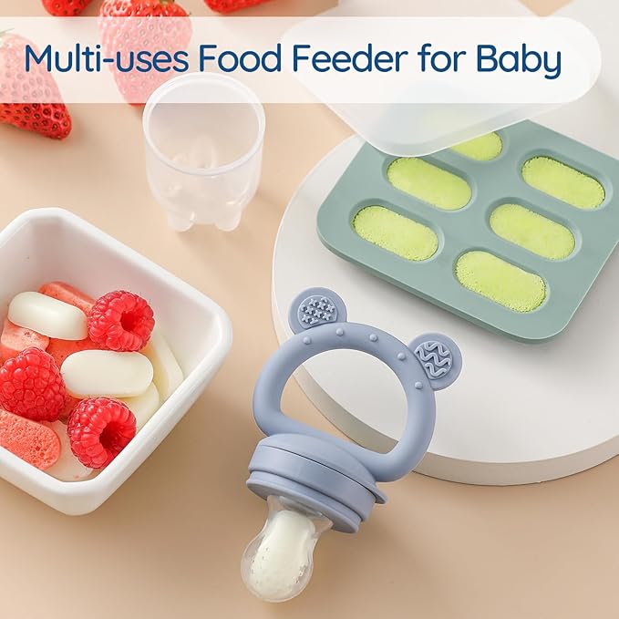 2 Pack Silicone Baby Fruit Feeder - Image 4