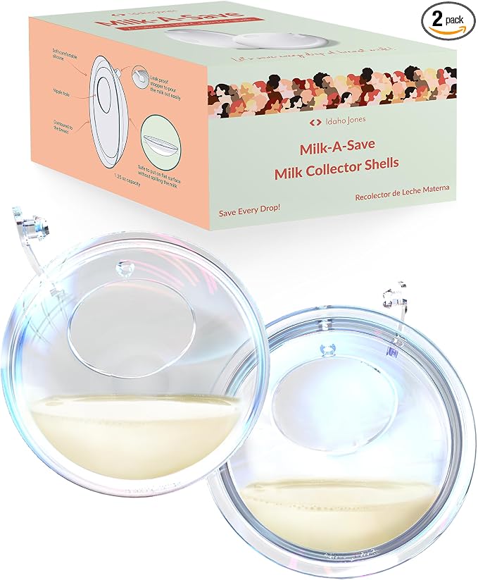 Idaho Jones Breast Milk Collector Shells | Soft Milk Catchers | Don't Waste by IdahoJones
