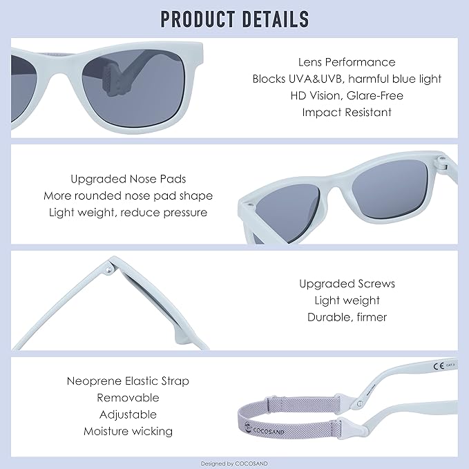 COCOSAND Flexible Baby Sunglasses - Image 4