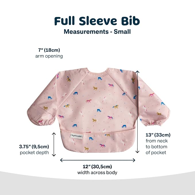 Tiny Twinkle Long Sleeve Bib for Babies & Toddlers – Waterproof Smock Bib for - Image 7